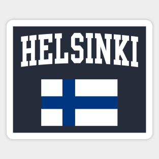 Helsinki Finland Finnish Flag Magnet